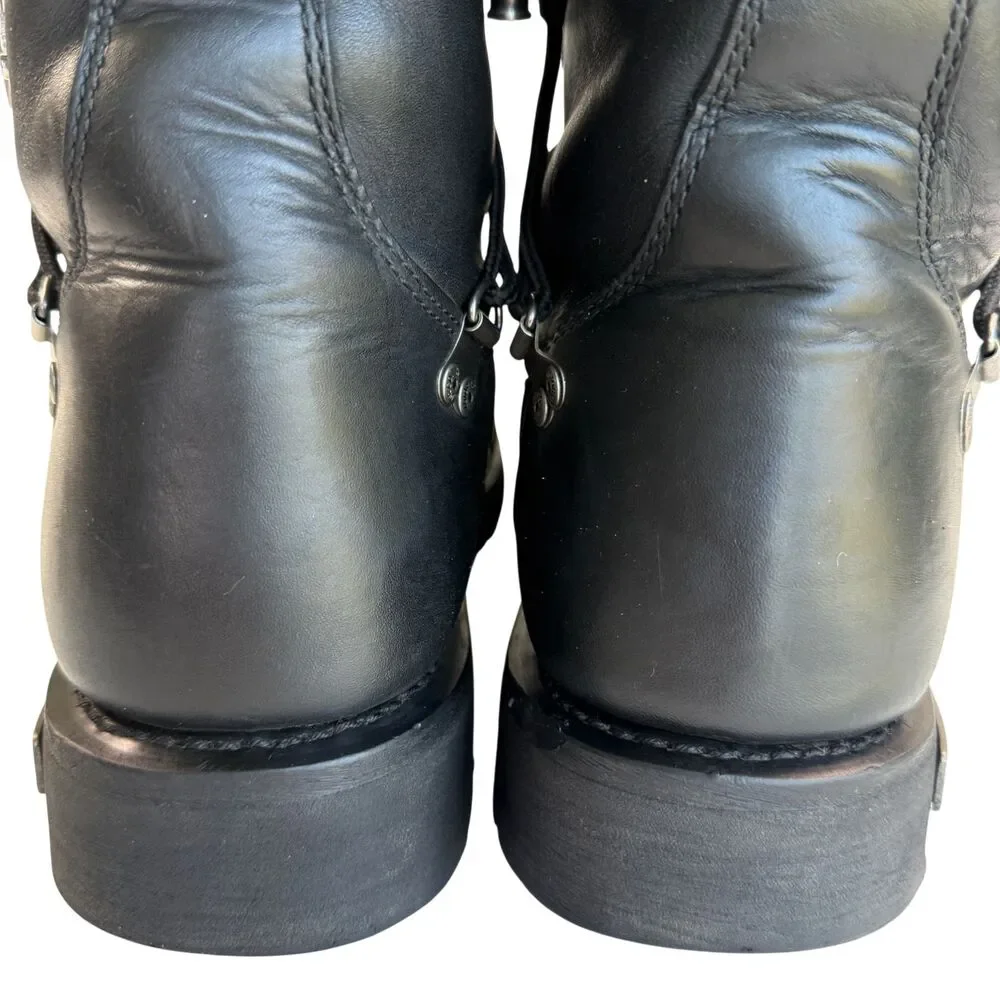 Harley-Davidson Brake Light Flash Men's Black Motorcycle Riding Boot Size 14M
